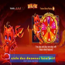 ciclo das dezenas lotofácil