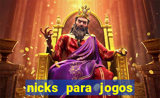 nicks para jogos de tiro