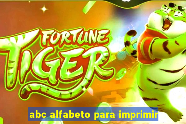 abc alfabeto para imprimir