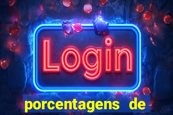 porcentagens de jogos pagantes