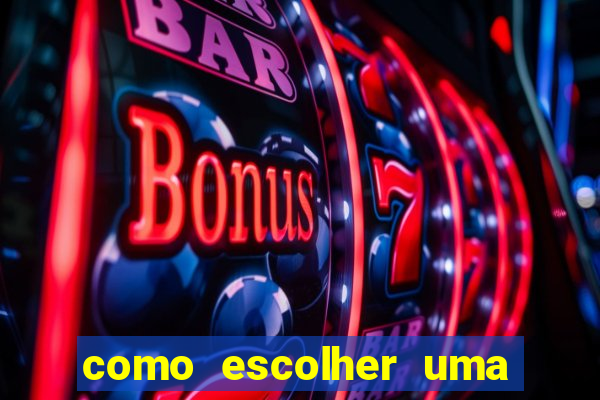 como escolher uma boa cartela de bingo