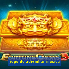 jogo de adivinhar musica