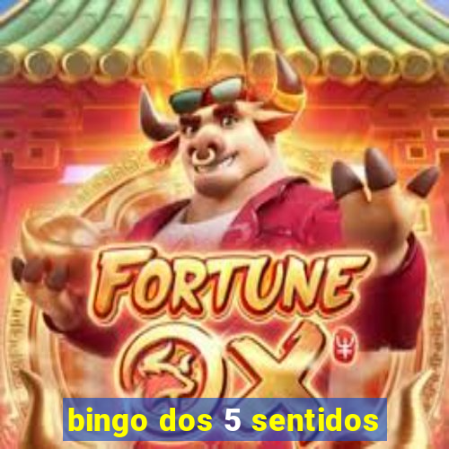 bingo dos 5 sentidos