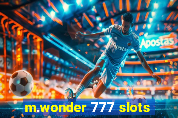 m.wonder 777 slots