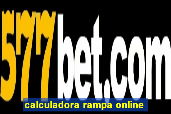 calculadora rampa online