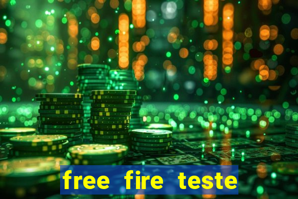 free fire teste grátis jogar agora