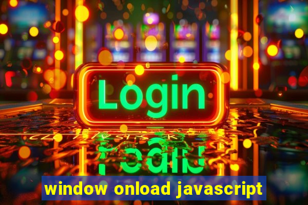 window onload javascript