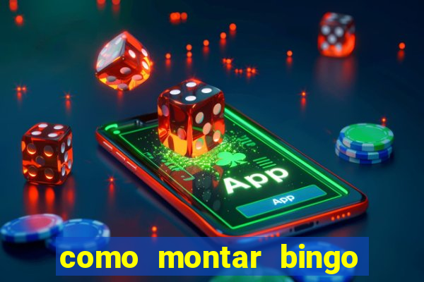 como montar bingo brinquedos toia