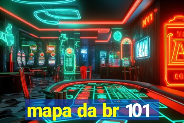 mapa da br 101